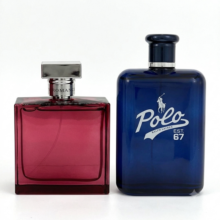 His & Hers Gift Set : Men Polo 67 EDT 125ml & Romance EDP Intense 100ml