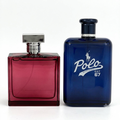 His & Hers Gift Set : Men Polo 67 EDT 125ml & Romance EDP Intense 100ml