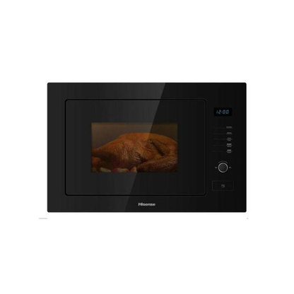 Hisense 25L Built-In Solo Microwave Oven B25MOBX7 with Grill - Black