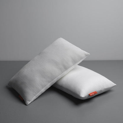 Hollow|Fiber|Pillow|Grey|&|White|set|of|2