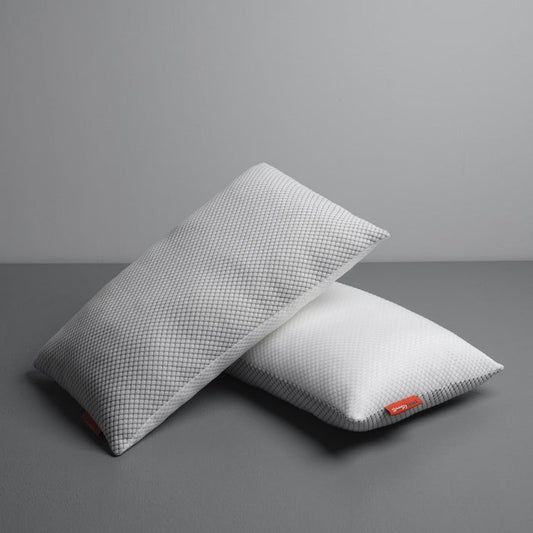 Hollow|Fiber|Pillow|Grey|&|White|set|of|2