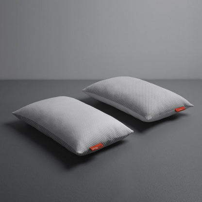 Hollow|Fiber|Pillow|Grey|&|White|set|of|2