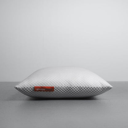Hollow|Fiber|Pillow|Grey|&|White|set|of|4