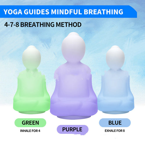Homehold Yoga Guide Visual Samma-sati Meditation Relieve Anxiety Breathing Light 🇨🇳