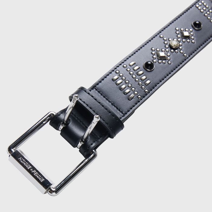 Homme + Femme "Icon" Belt - Black