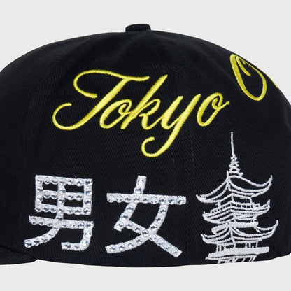 Homme + Femme "Japan Gemstone" Snapback - Black