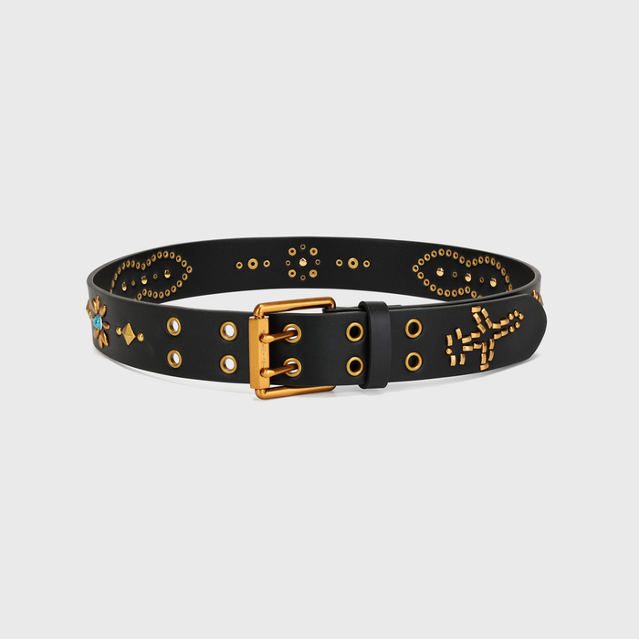 Homme + Femme "Passport" Belt - Black/Brown
