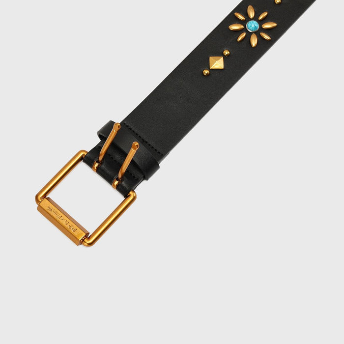 Homme + Femme "Passport" Belt - Black/Brown