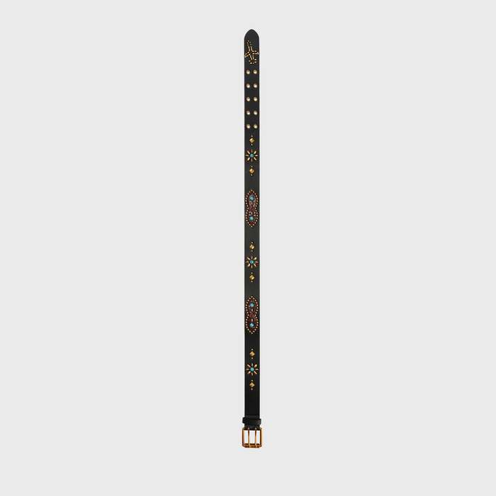 Homme + Femme "Passport" Belt - Black/Brown