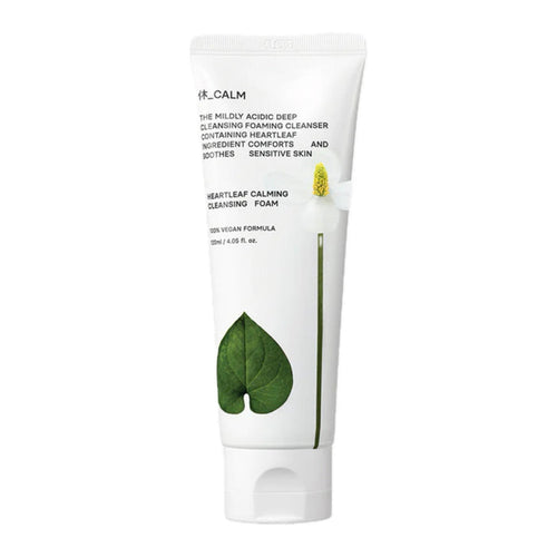 Huecalm Heartleaf Calming Cleansing Foam 4.05oz/120ml - ikatehouse