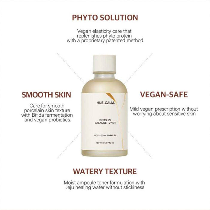 Huecalm Kintsugi Balance Toner 5.07oz/150ml - ikatehouse