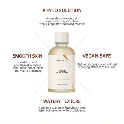 Huecalm Kintsugi Balance Toner 5.07oz/150ml - ikatehouse
