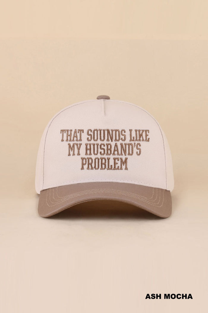 Husbands Problem Hat - Mocha