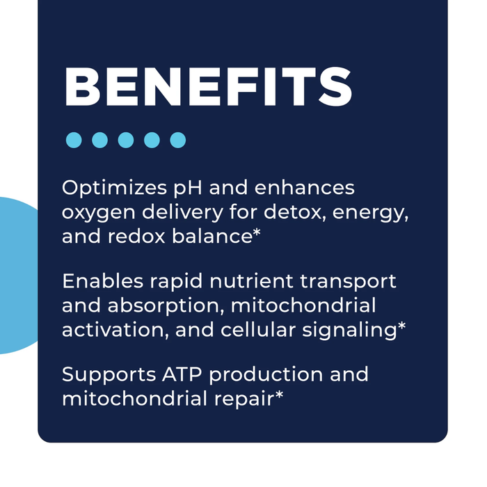 CellCore, HydrOxygen, molecular oxygen support, mitochondrial support, energy support, cellular oxygen, oxygen supplement, liquid supplement, BioActive Carbon, fulvic acid, sea minerals, magnesium malate, MSM, ATP support, detox support, cellular vitality, practitioner supplement