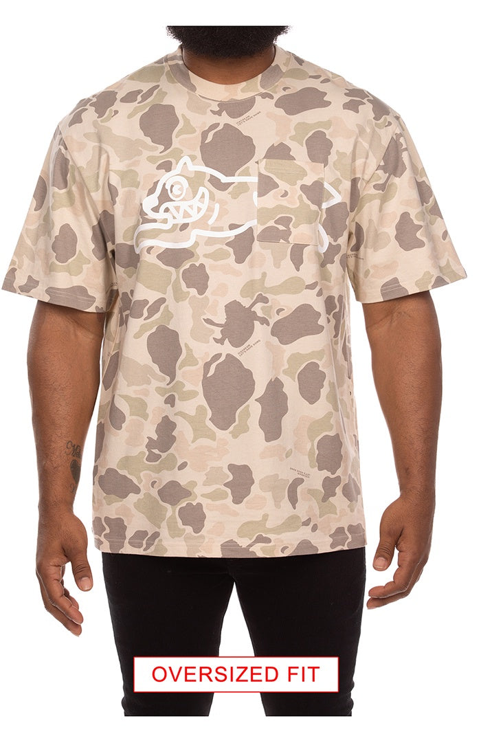Ice Cream "Biggie" SS Camo Knit Tee (Oversized) (451-9307)