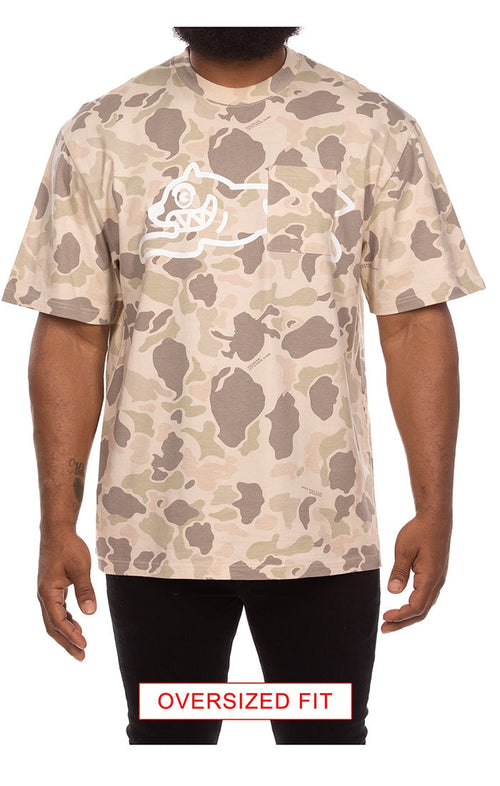 Ice Cream "Biggie" SS Camo Knit Tee (Oversized) (451-9307)