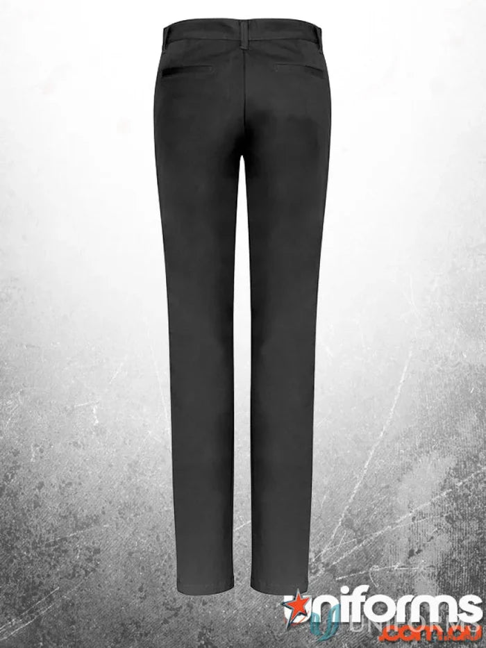 Black work pants from INFINITY Mens Chino Pants perfect for uniforms and workwear fit