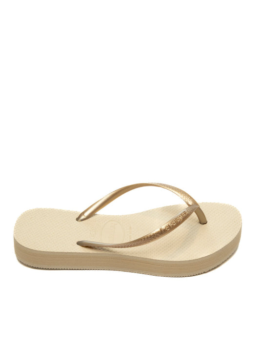 HAVAIANAS Infradito slim flatform beige 4144537 SLIM FLATFORM-0121