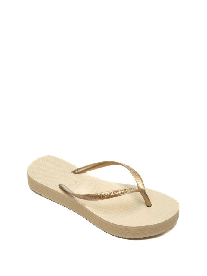 HAVAIANAS Infradito slim flatform beige 4144537 SLIM FLATFORM-0121