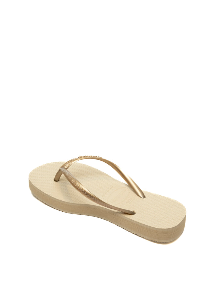 HAVAIANAS Infradito slim flatform beige 4144537 SLIM FLATFORM-0121
