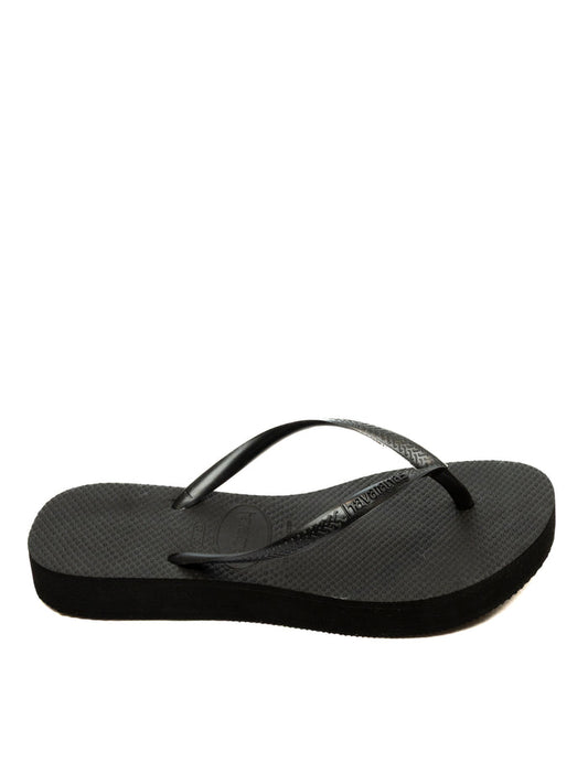 HAVAIANAS infradito slim platform nero 4144537 SLIM FLATFORM-0090