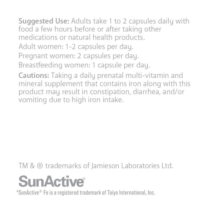 Smart Solutions Lorna Vanderhaeghe Iron Smart Capsules -60 Vegetarian Capsules Use