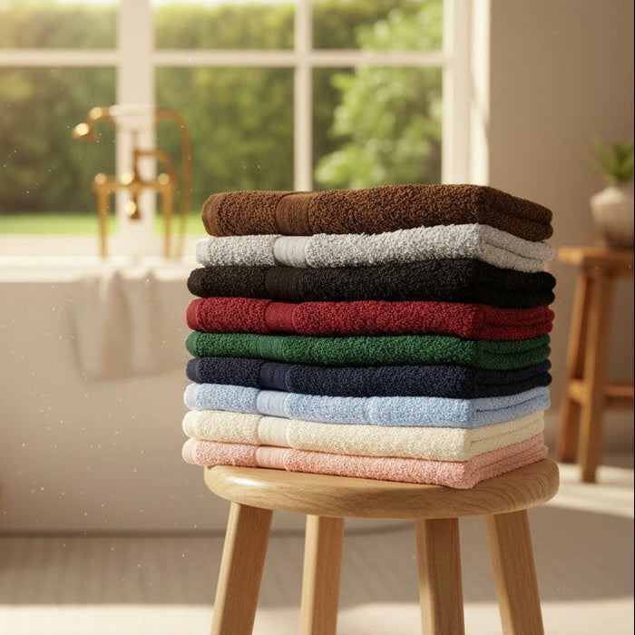 ISC Collection Premium Dyed Lightweight Towels - Rifz Textiles Inc