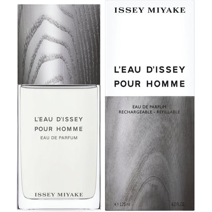 Issey Miyake L'Eau d'Issey Pour Homme Eau de Parfum 125ml bottle with sleek design and minimalist label.