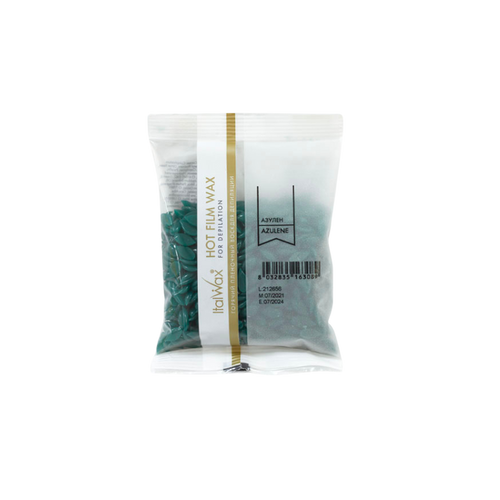 Italwax - Hard Wax Azulene, 100g *EXPIRES 03/27*