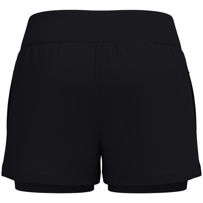 JAKO 2-in-1 Short One Damen – Schwarz (hinten)