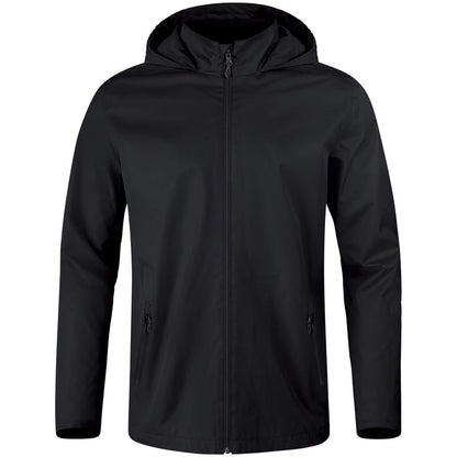 JAKO Allwetterjacke Allround – Schwarz (vorne)