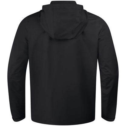JAKO Allwetterjacke Allround – Schwarz (hinten)