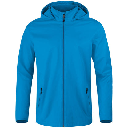 JAKO Allwetterjacke Allround – Blau (440) (vorne)