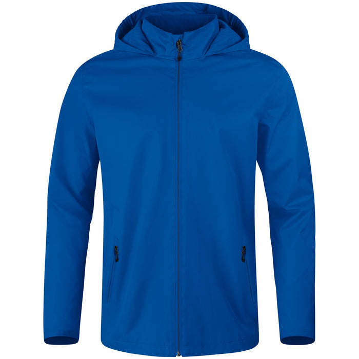 JAKO Allwetterjacke Allround – Blau (400) (vorne)