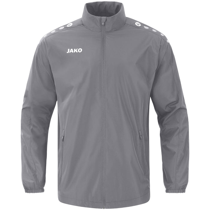JAKO Allwetterjacke One – Grau (vorne)