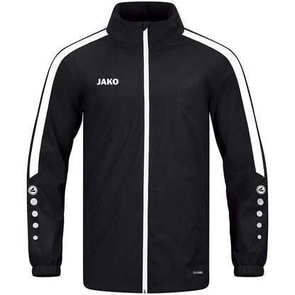 JAKO Allwetterjacke Power – Schwarz (vorne)
