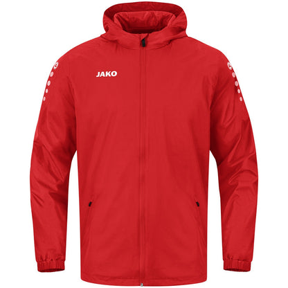 JAKO Allwetterjacke Team 2.0 – Rot (vorne)