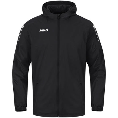JAKO Allwetterjacke Team 2.0 – Schwarz (vorne)