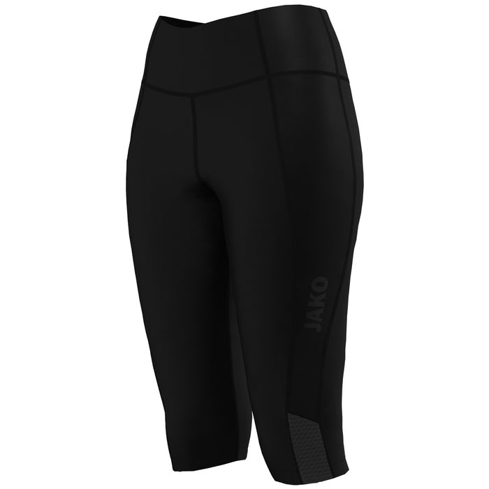 JAKO Capri Tight Power Damen – Schwarz (vorne)