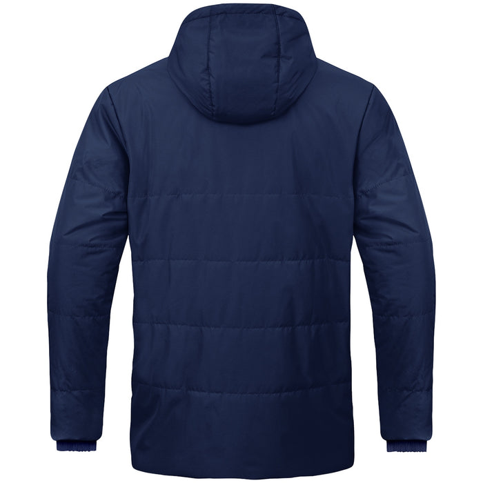 JAKO Coachjacke One mit Kapuze – Blau (900) (hinten)