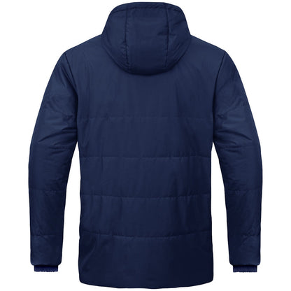 JAKO Coachjacke One mit Kapuze – Blau (900) (hinten)