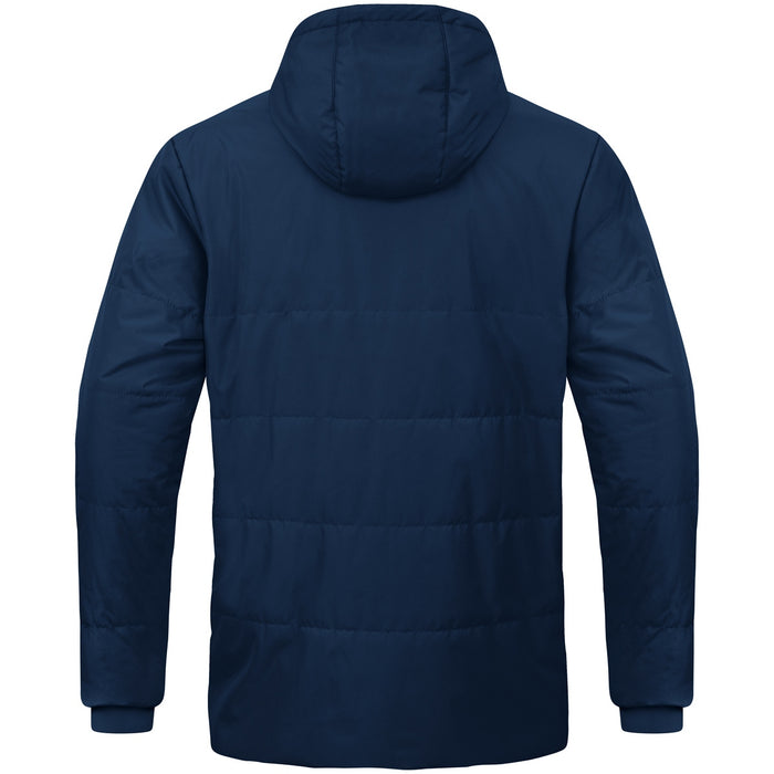 JAKO Coachjacke Team mit Kapuze – Blau (900) (hinten)