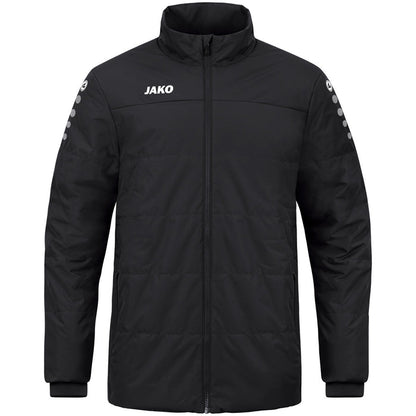 JAKO Coachjacke Team – Schwarz (vorne)
