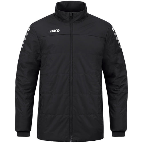 JAKO Coachjacke Team – Schwarz (vorne)