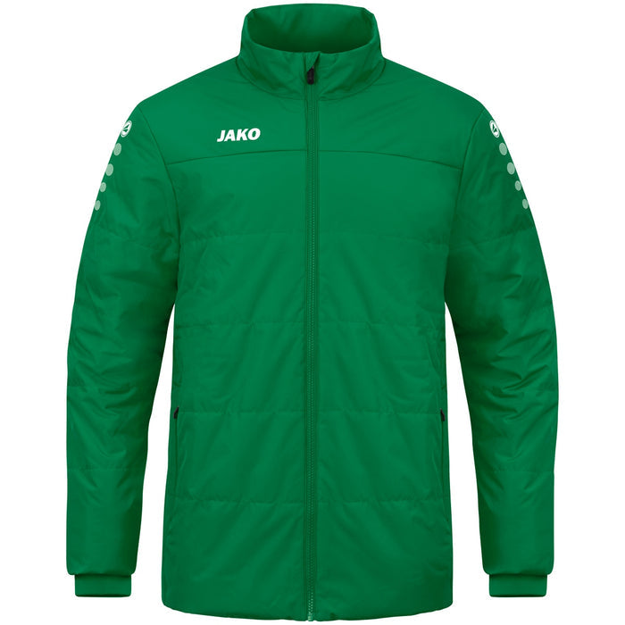 JAKO Coachjacke Team – Grün (vorne)