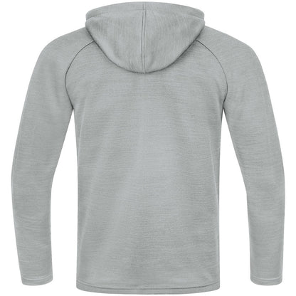 JAKO Freizeitjacke Challenge mit Kapuze – Grau (521) (hinten)