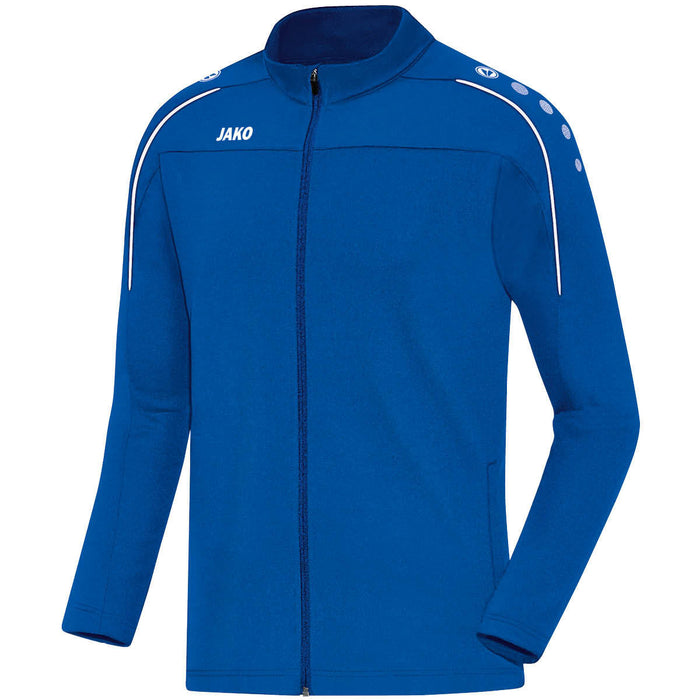 JAKO Freizeitjacke Classico – Blau (04) (vorne)