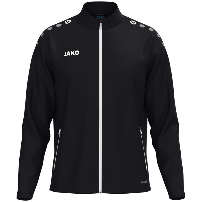 JAKO Freizeitjacke One – Schwarz (vorne)