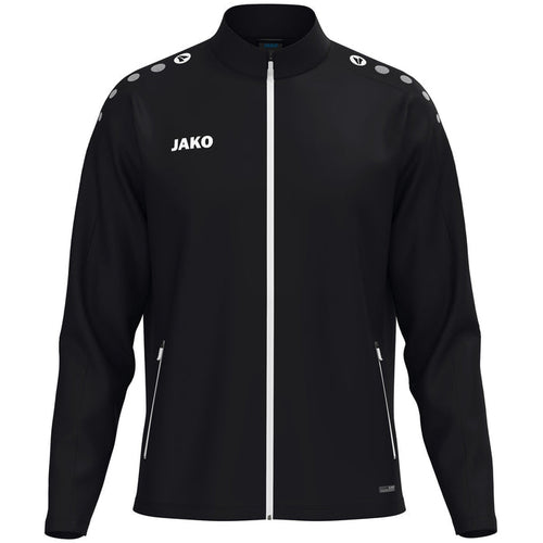 JAKO Freizeitjacke One – Schwarz (vorne)