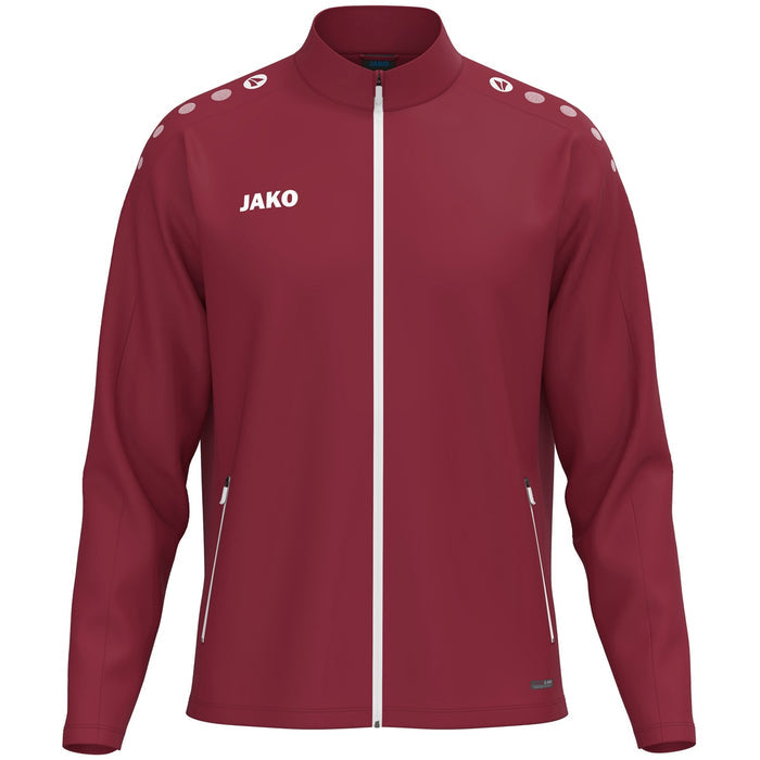 JAKO Freizeitjacke One – Rot (155) (vorne)